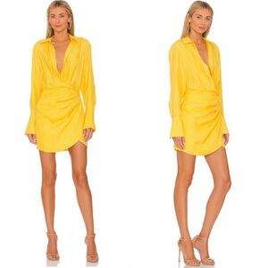 Gauge81 Naha Short Dress - Lemon Yellow (XS)